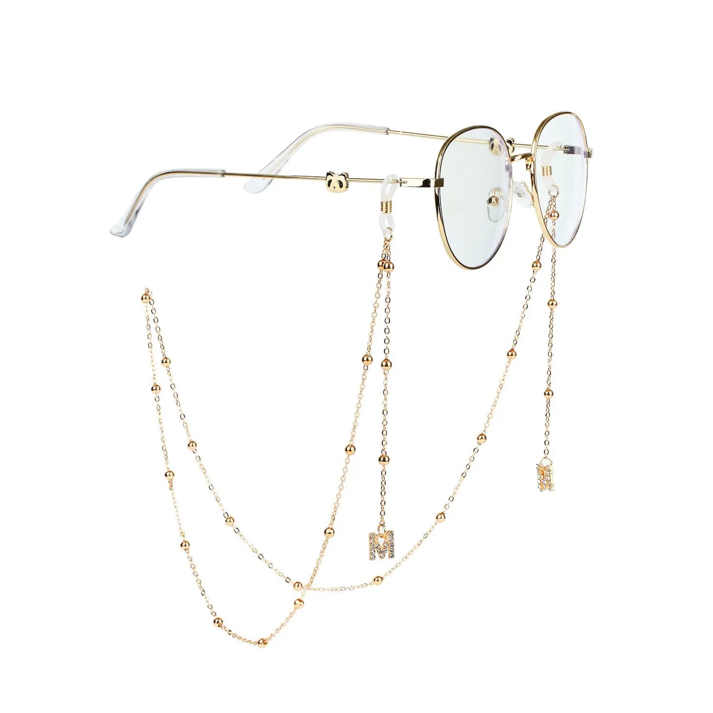 New Fashion Women's Eyeglass Chain - Hollow Star & Pearl Beaded Lanyard for Sunglasses & Reading Glasses, Neck Strap Holder
