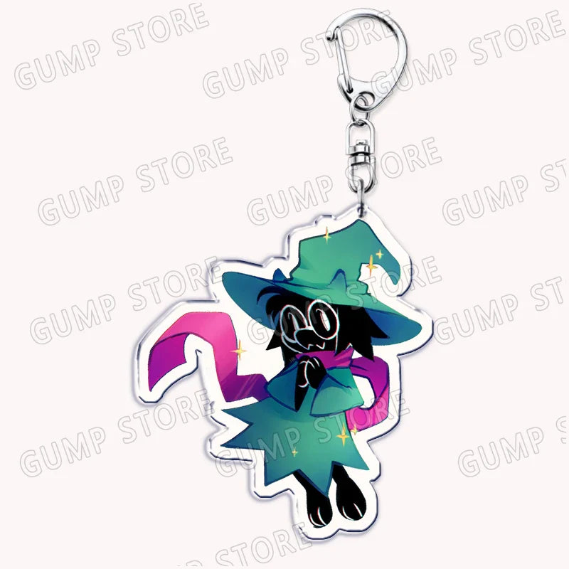 Deltarune & Undertale Keychains – Ralsei, Kris, Susie & Spamton Fan Gaming Accessories