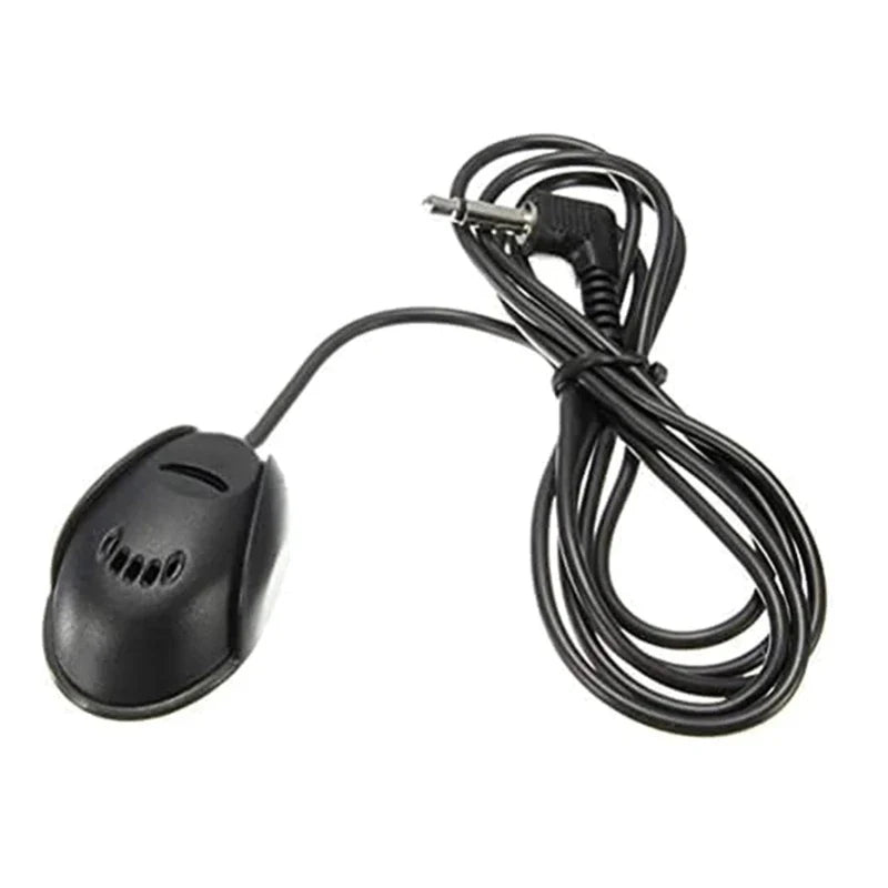 Portable Car Audio Microphone - 3.5mm External Mic with Noise Reduction for GPS, Bluetooth Car Stereo & Vehicle Systems