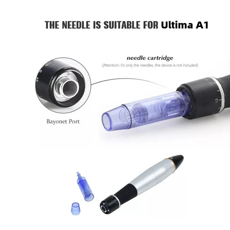 Bayonet Cartridges: Nano Needles Replacement for Ultima A1-C A1-W - 10/50pcs 9/12/24/36/42 Pins