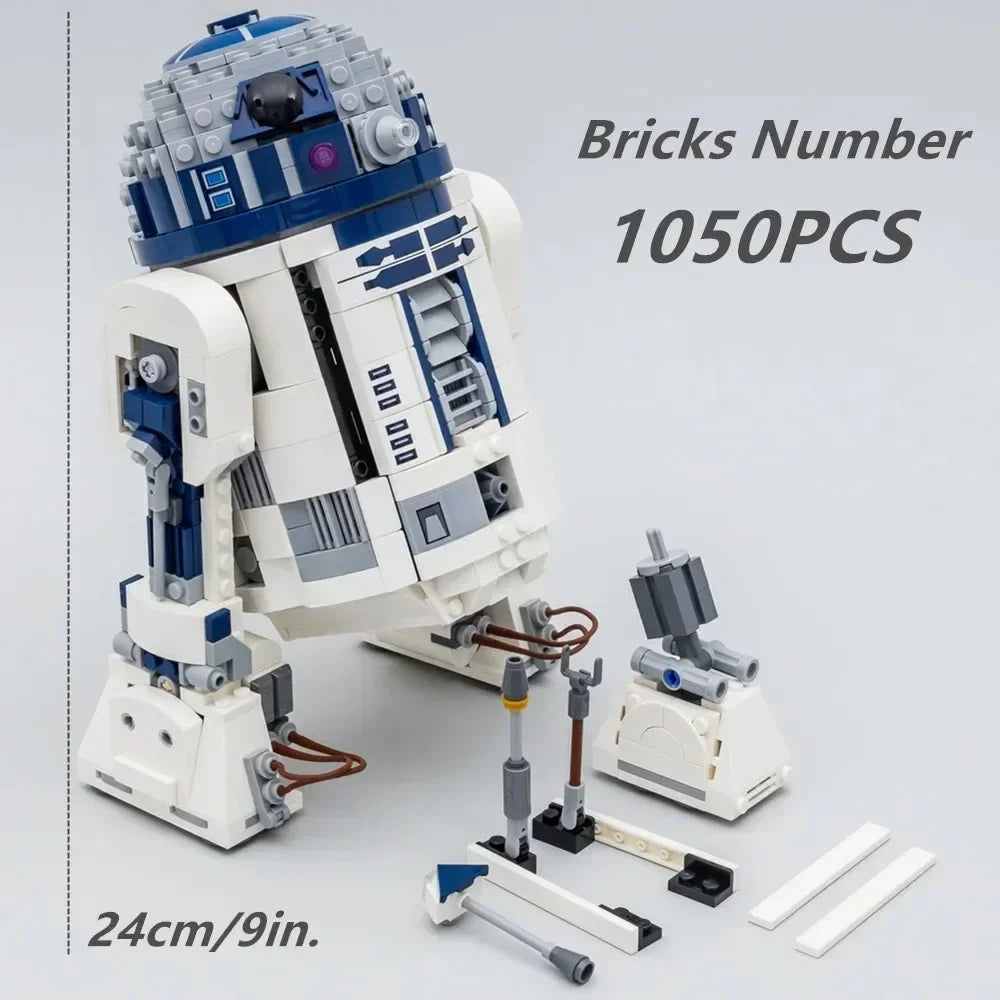 1050pcs Robot Building Block Model — Home Decor & Kids Birthday Christmas Gift Compatible with 75379