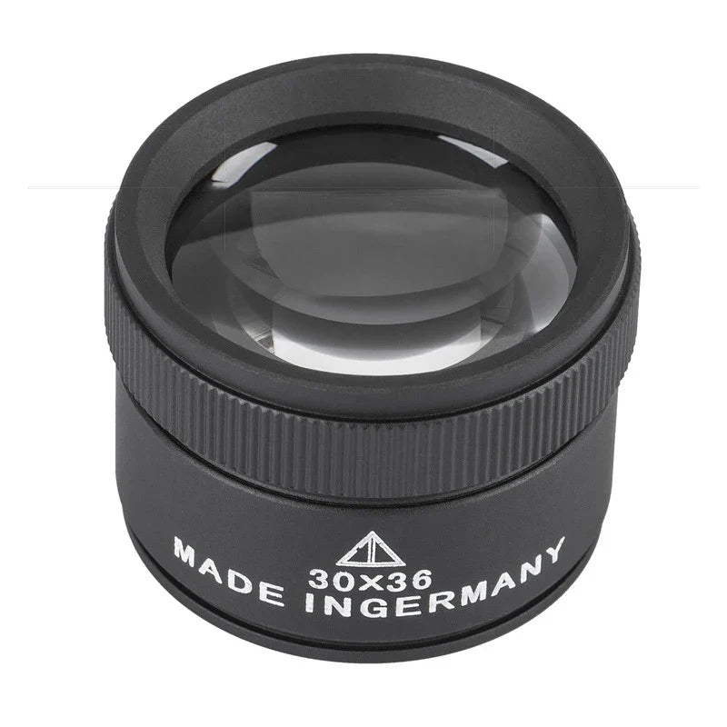 30x Metal Magnifier Loop – Jewelry Identification & Repair Microscope for Circuit Boards & Watches