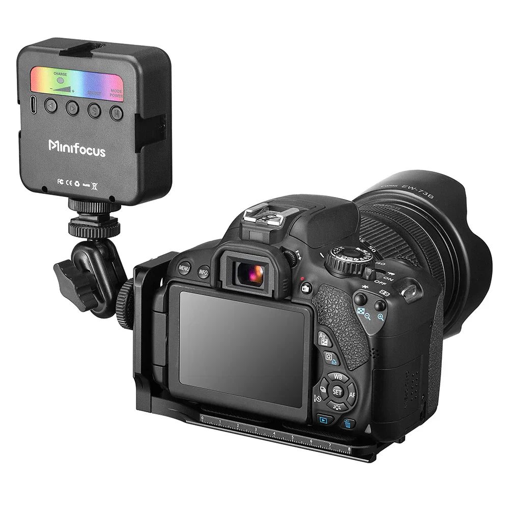 Double Ball Heads Magic Arm with 15mm Ball, 360° Rotation, 1/4'' Screw Extend Mount for GoPro, DSLR, Camera, Monitor, Video Light, Mic, Tripod