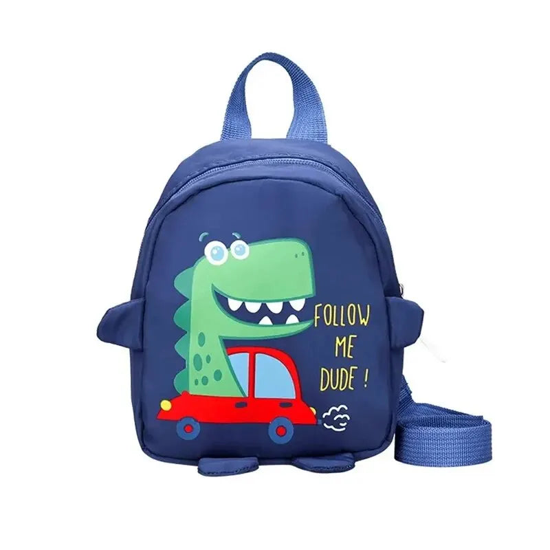 Cute Cartoon Dinosaur Kids Backpack – Anti-Lost Toddler School Bag for Kindergarten & Preschool