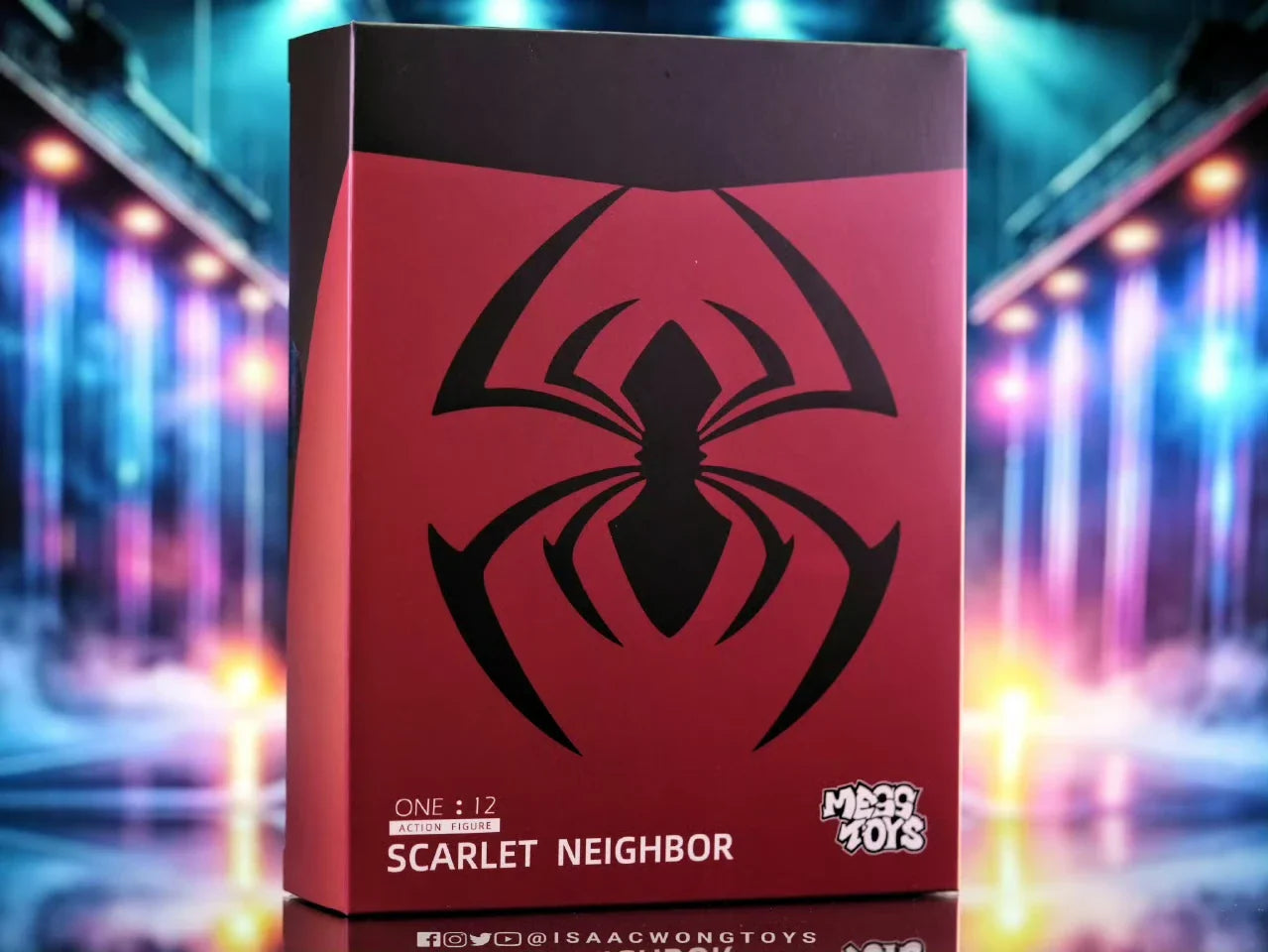 Mess Toys Scarlet Spider Action Figure – Kaine Parker Black Suit Symbiote Anime Collectible Toy Gift