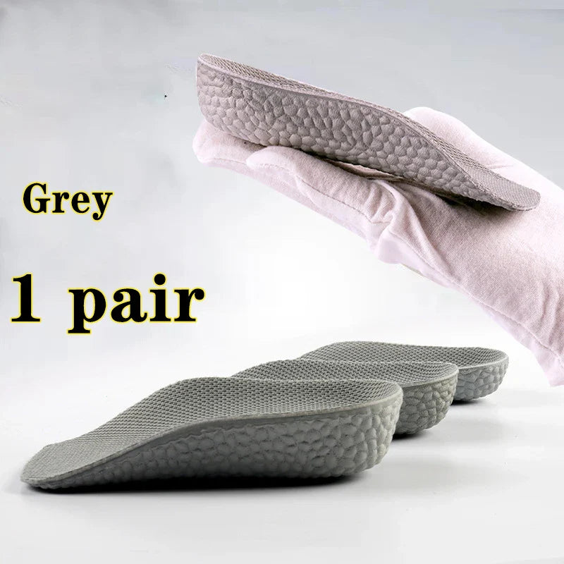 Height Increase Insoles for Men & Women – Arch Support Orthopedic Shoe Pads with Memory Foam & Heel Lift for Flat Feet