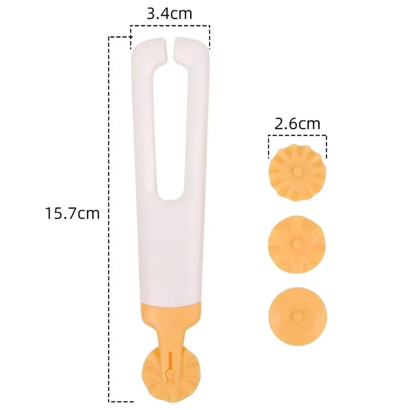 Plastic Dough Lattice Cutter Roller – Pizza, Pie & Cookie Pastry Net Wheel Baking Tool for Kitchen Craft & Baking Accessories