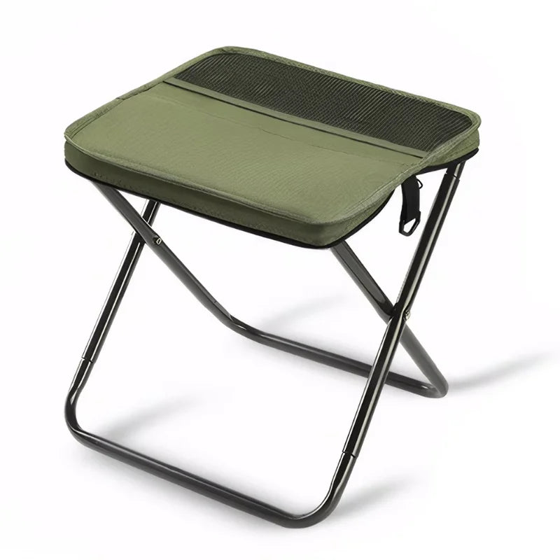 Portable Foldable Backpack Stool — Lightweight Compact Camping Chair for Hiking, Fishing, Picnic & Outdoor Travel