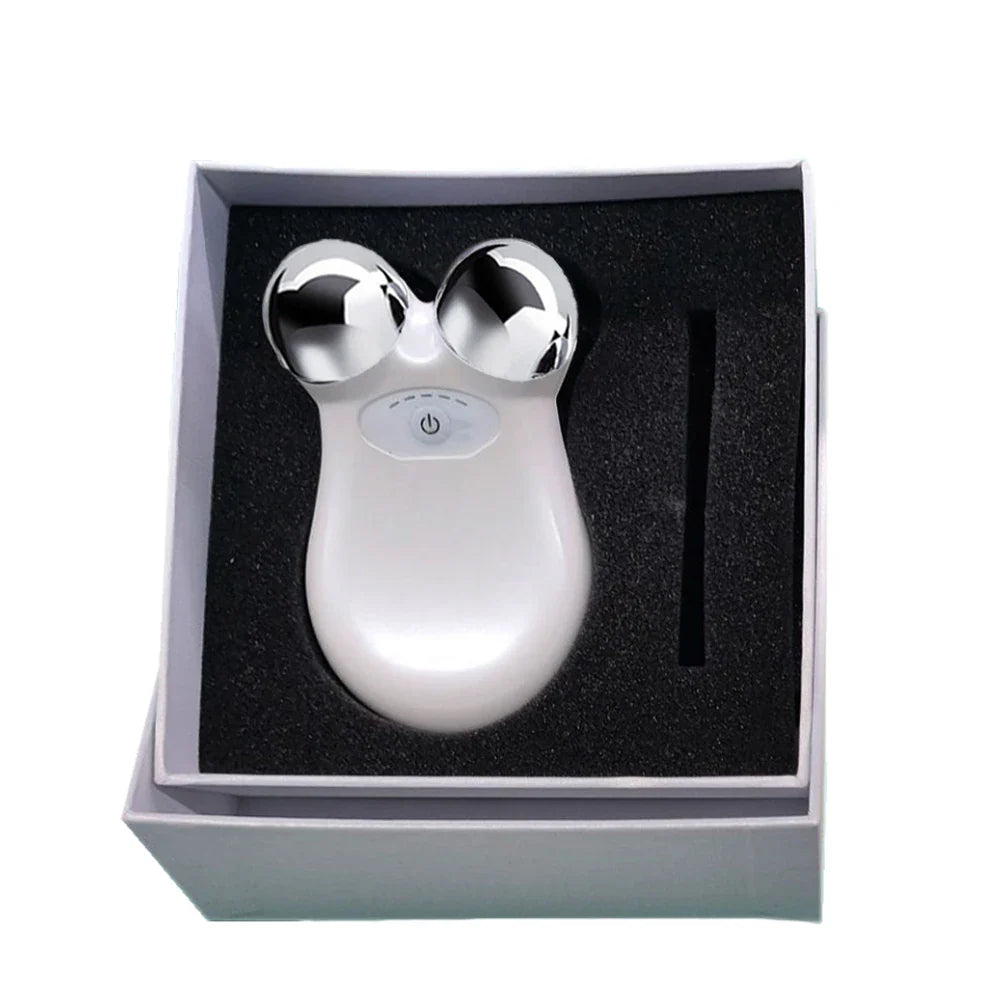 Microcurrent Facial Massager Roller ā EMS Face Lift & Anti-Wrinkle Skin Tightening Tool for Firming & Slimming