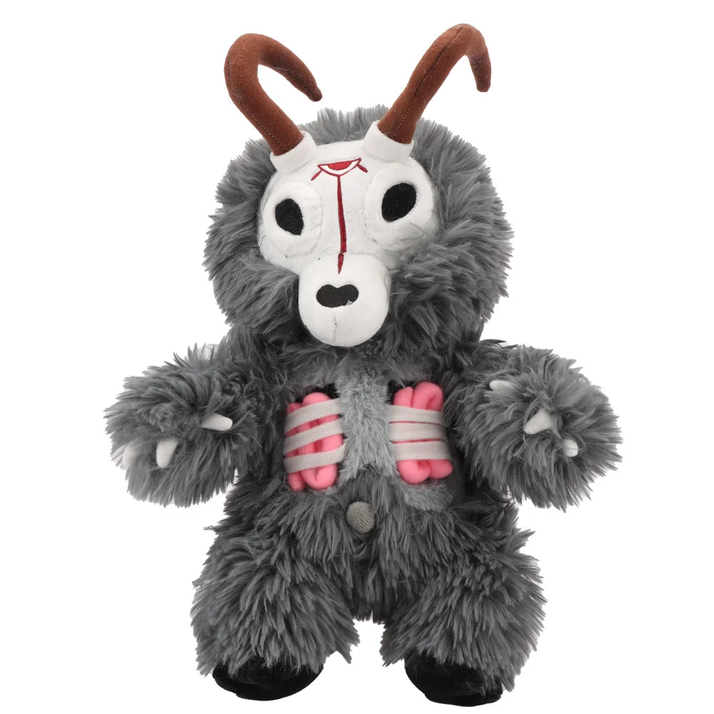 BIGEARDOG Kawaii Wendigo Zombie Deer Plush Toy — Stuffed Cartoon Wendigo, Birthday & Halloween Gift, Creative Room Decor