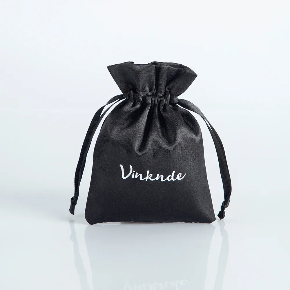 100PCS Silk Satin Jewelry Gift Bags – Drawstring Pouches for Necklace, Bracelet & Earrings, Wedding Party Favor & Christmas Gift Packaging, Custom Logo Ready