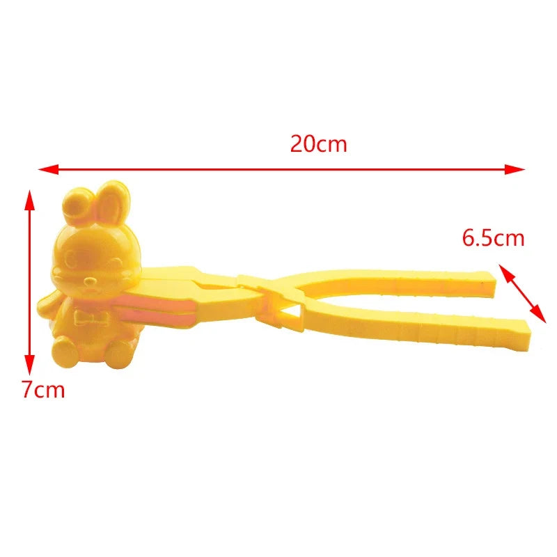 Duck Rice Mold Snowball Maker – Cute Animal Rice Ball Shaper with Handle for Kids & Winter Fun