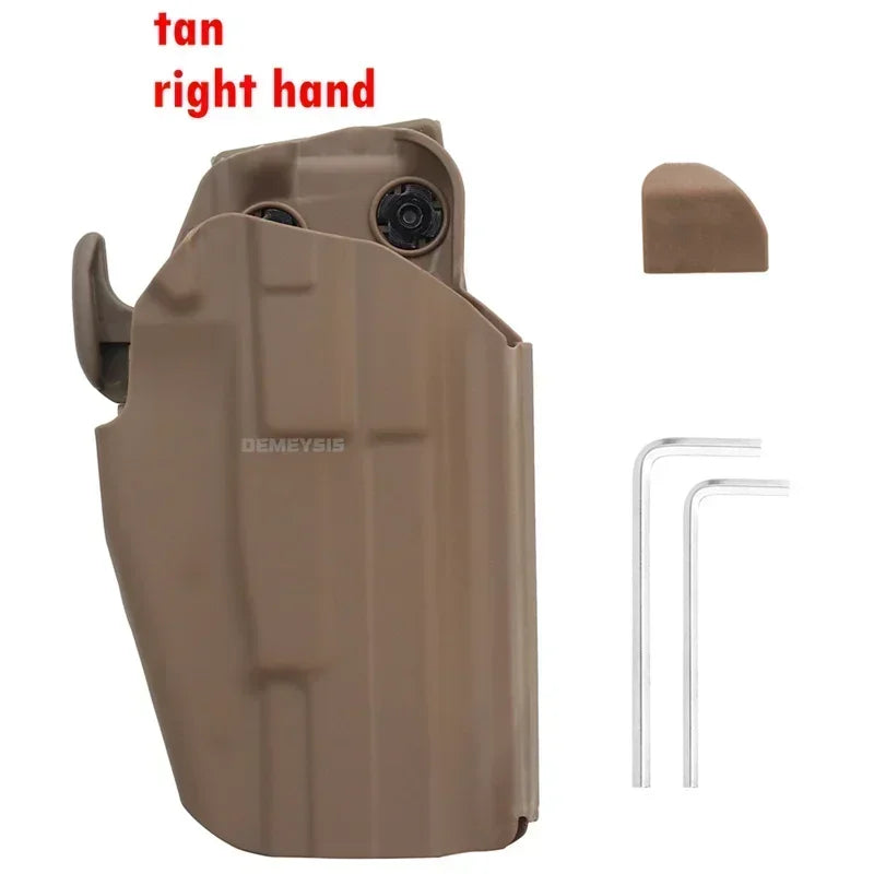 Adjustable Tactical Gun Holster – Lightweight Waist Pistol Carry Case for Right/Left Hand Shooting, Hunting & Outdoor Use