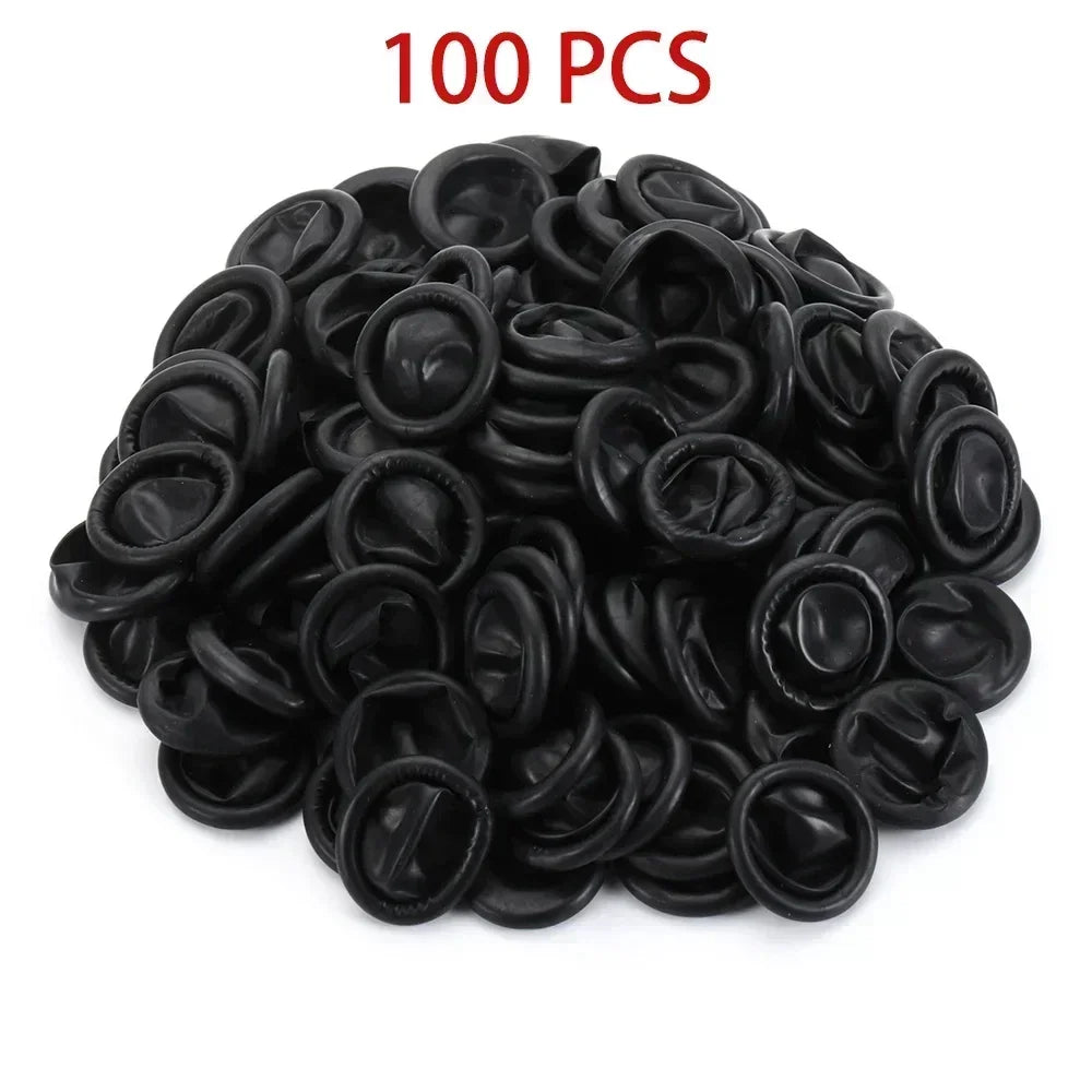 Latex Finger Cots 30/50/100PCS – Anti-Static Non-Slip Fingertip Protectors for Watch Repair, Electronics & Precision Work