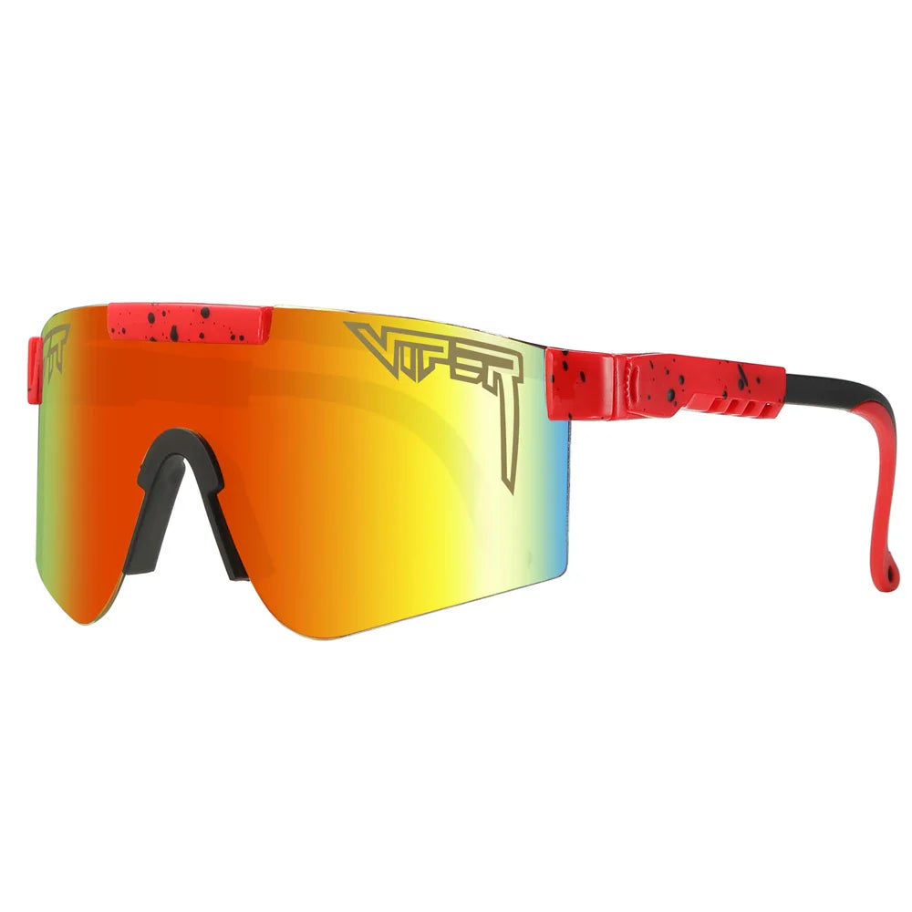 Youth Pit Viper Style Sunglasses – Sporty UV Eyewear for Kids, Teens & Small-Head Adults, Cycling & Driving Shades