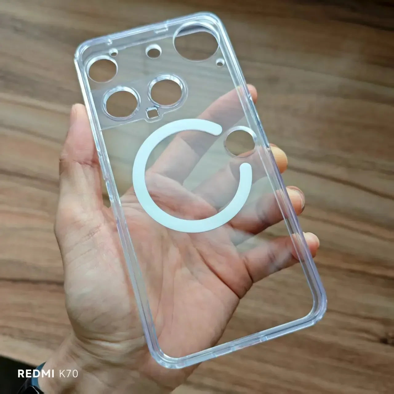 Magnetic Transparent Hard Case with Soft Bumper for Nothing Phone (3) – Shockproof Clear Protective Phone Cover