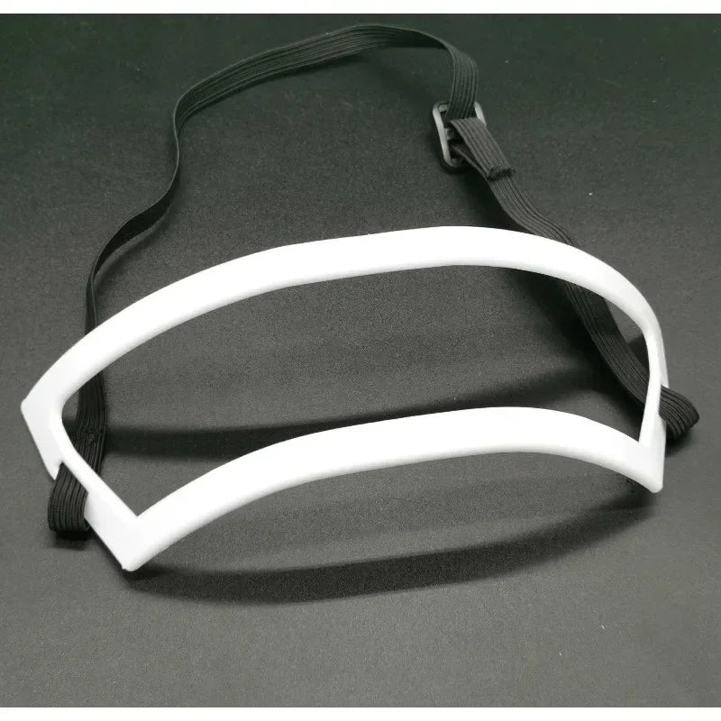White/Red Barber Neck Hairline Guide Template – DIY Haircut Tool for Salon & Home Styling