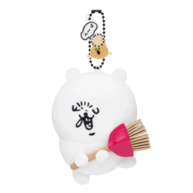 11CM Kawaii Chiikawa Hachiware Usagi Plush Keychain — Soft Cartoon Doll Bag Pendant Toy Gift