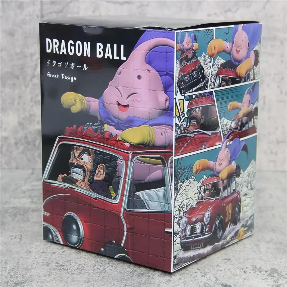 12cm Dragon Ball Z Fat Buu Figure – Majin Buu PVC Collectible Toy, Mr. Satan Car Statue, Anime Model Gift