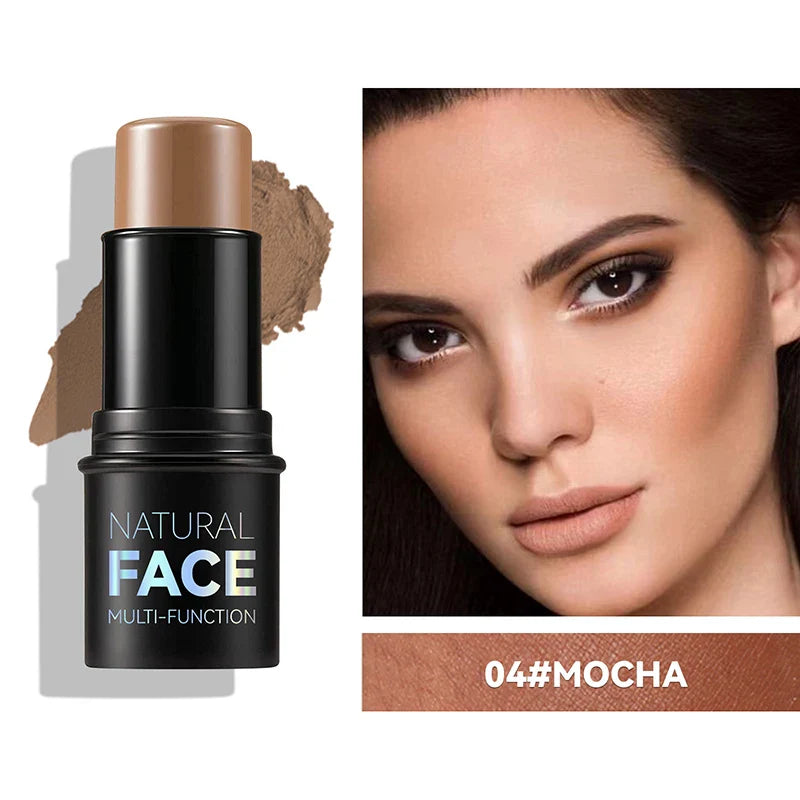 Face Pearl Stone Highlighter Stick – Long-Lasting Contour & Brightening Cheek Illuminator Makeup