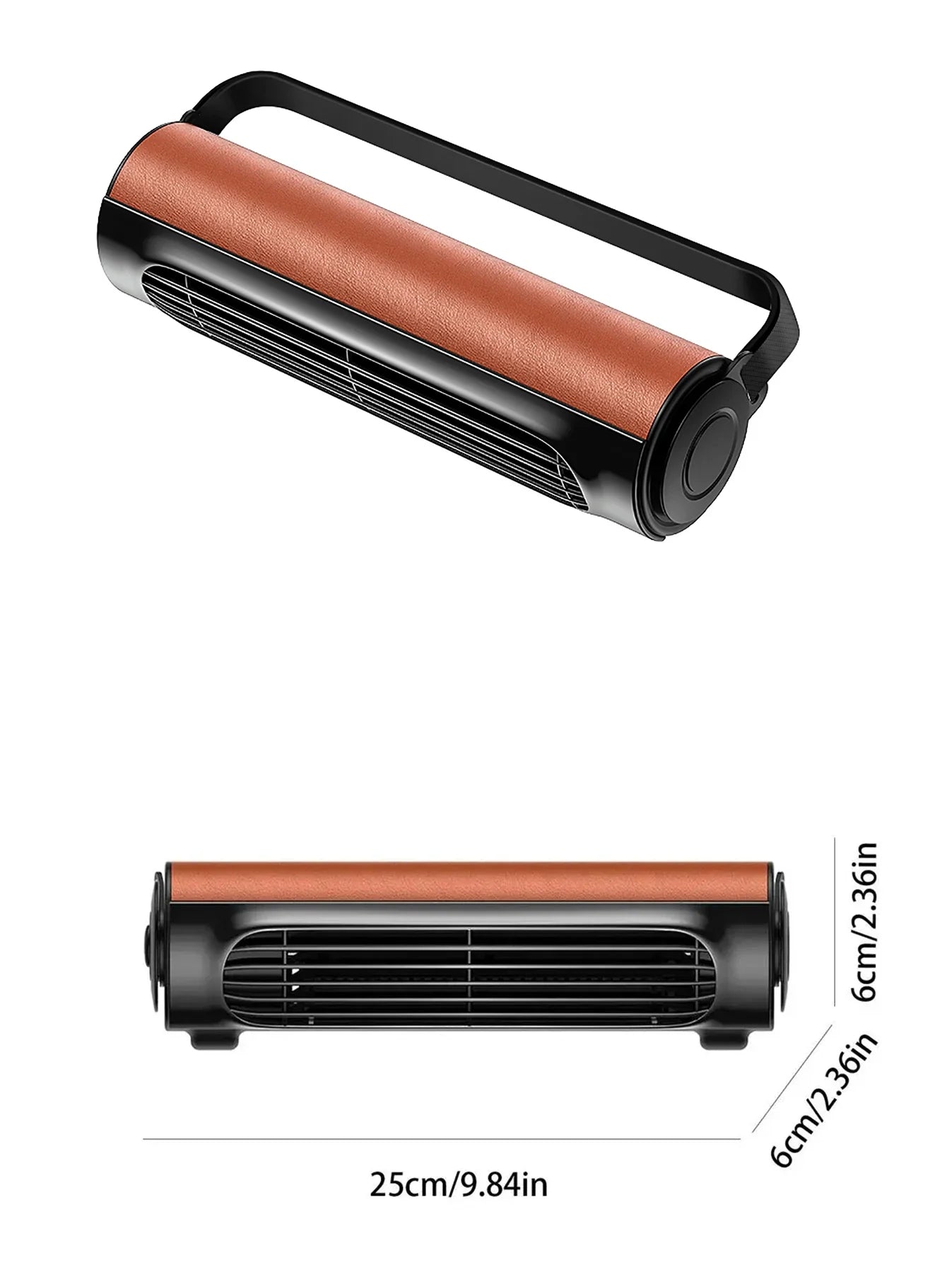 Vissko Portable Car Seat Fan – USB-Powered Headrest Cooling Air Fan with Adjustable Strap for Front & Rear Seats