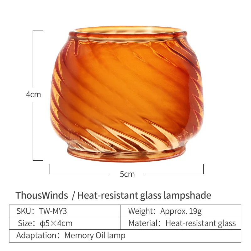 Thous Winds Memory Mini Oil Lamp – Portable Retro Camping Lantern for Hike, Picnic, and Backpacking