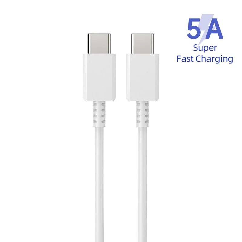 NNBILI 45W PD Fast Charging USB-C to USB-C Cable — Compatible with Samsung Galaxy S24/S23 Ultra/S22/S21/S20, Note20, A54/A53