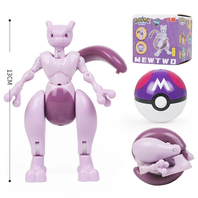 Original Pokémon Elf Ball Toys — Pocket Monsters Figures including Pikachu, Gengar, Dragonite & More