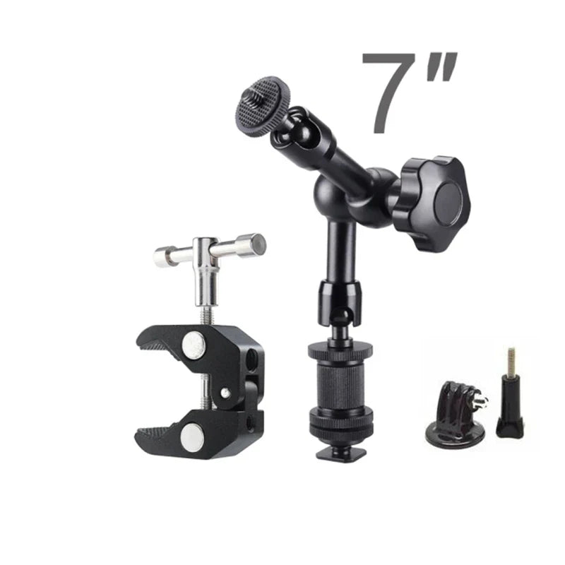 Car Action Camera Mount Bracket for GoPro Hero 10/9/8/7/6/5, DJI Osmo, Insta360, Sports Camera Support