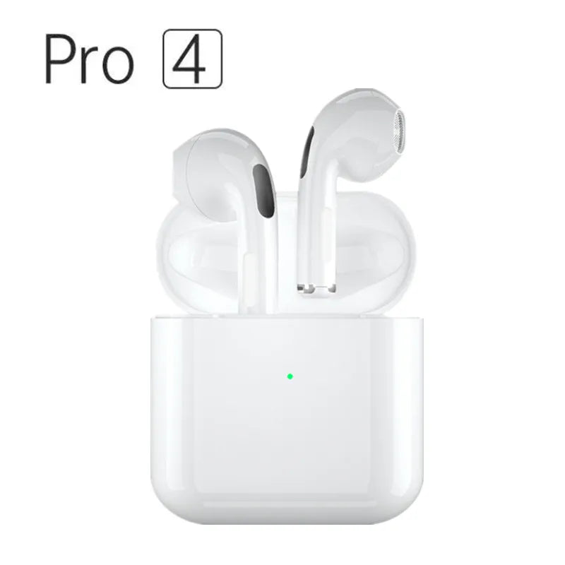 Pro 4 TWS Wireless Earbuds – Bluetooth 5.3 Waterproof Headphones with Mic for Xiaomi & iPhone