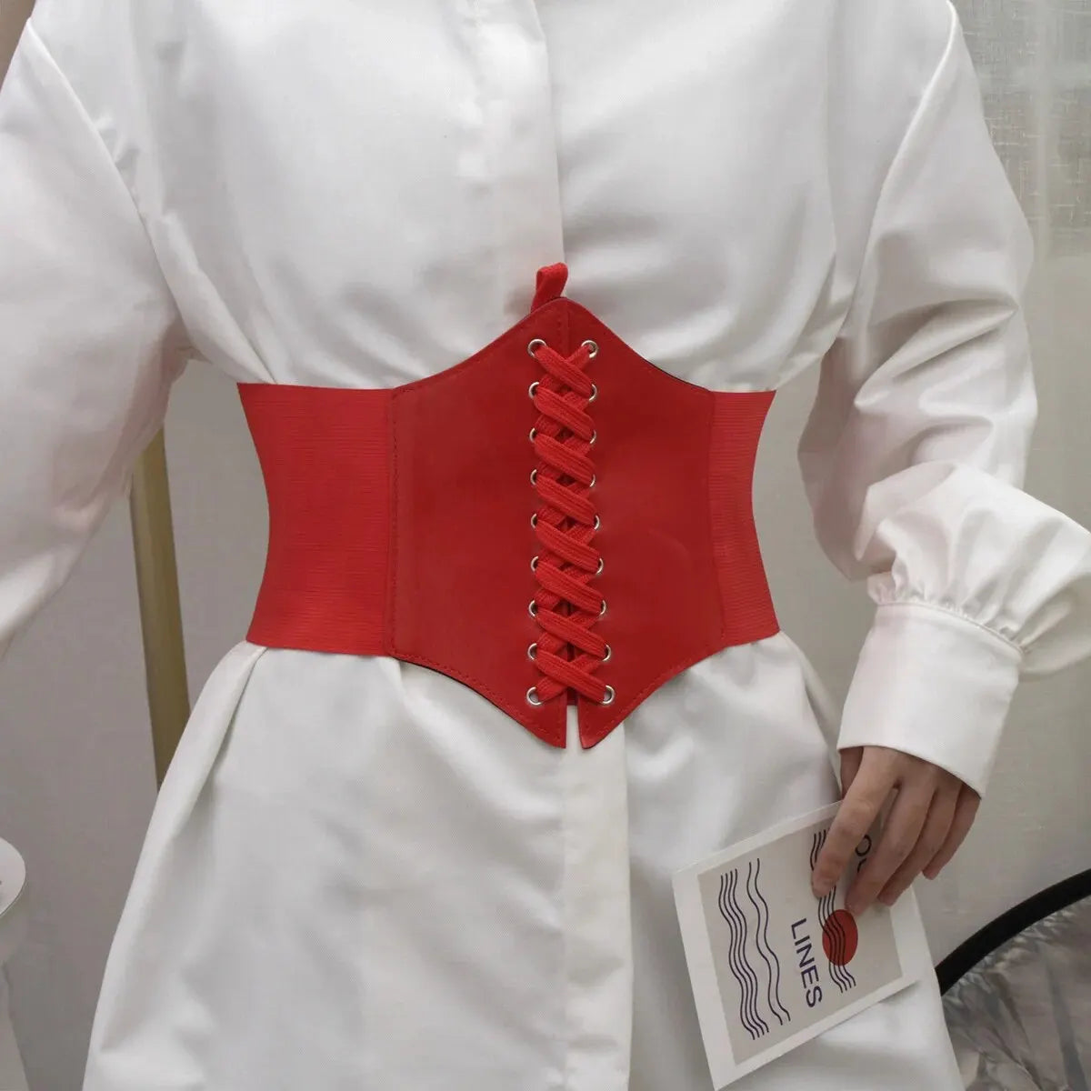 Summer Versatile Elastic Waist Belt: Wide Waist Sealing Band for Ladies Dress, Western Suit, and Outerwear Decoration