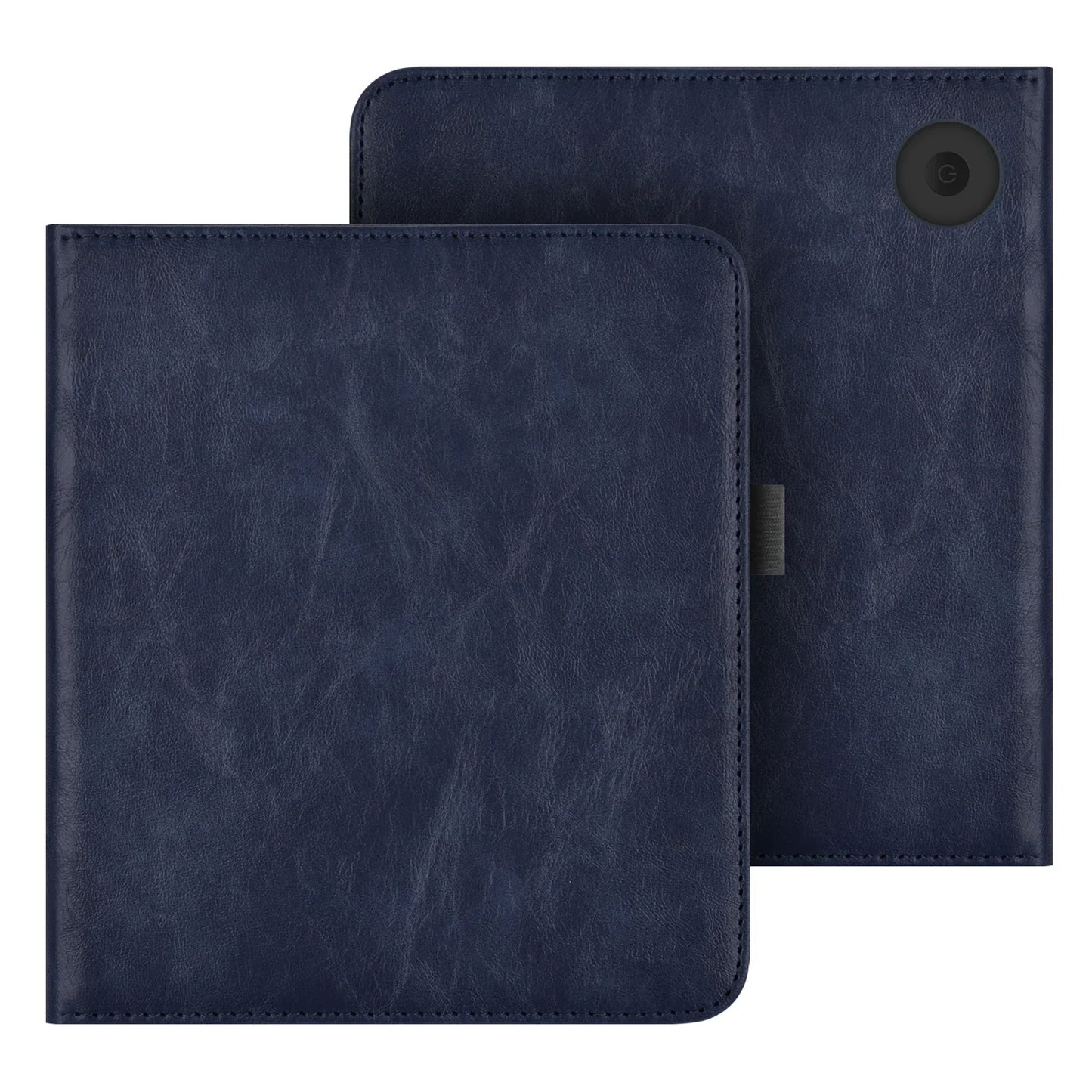 KOBO Libra 7" Leather Case – Hand Strap, Stand & Card Slot Cover for Libra Colour, Libra 2, Libra H2O (N428/N418/N873)