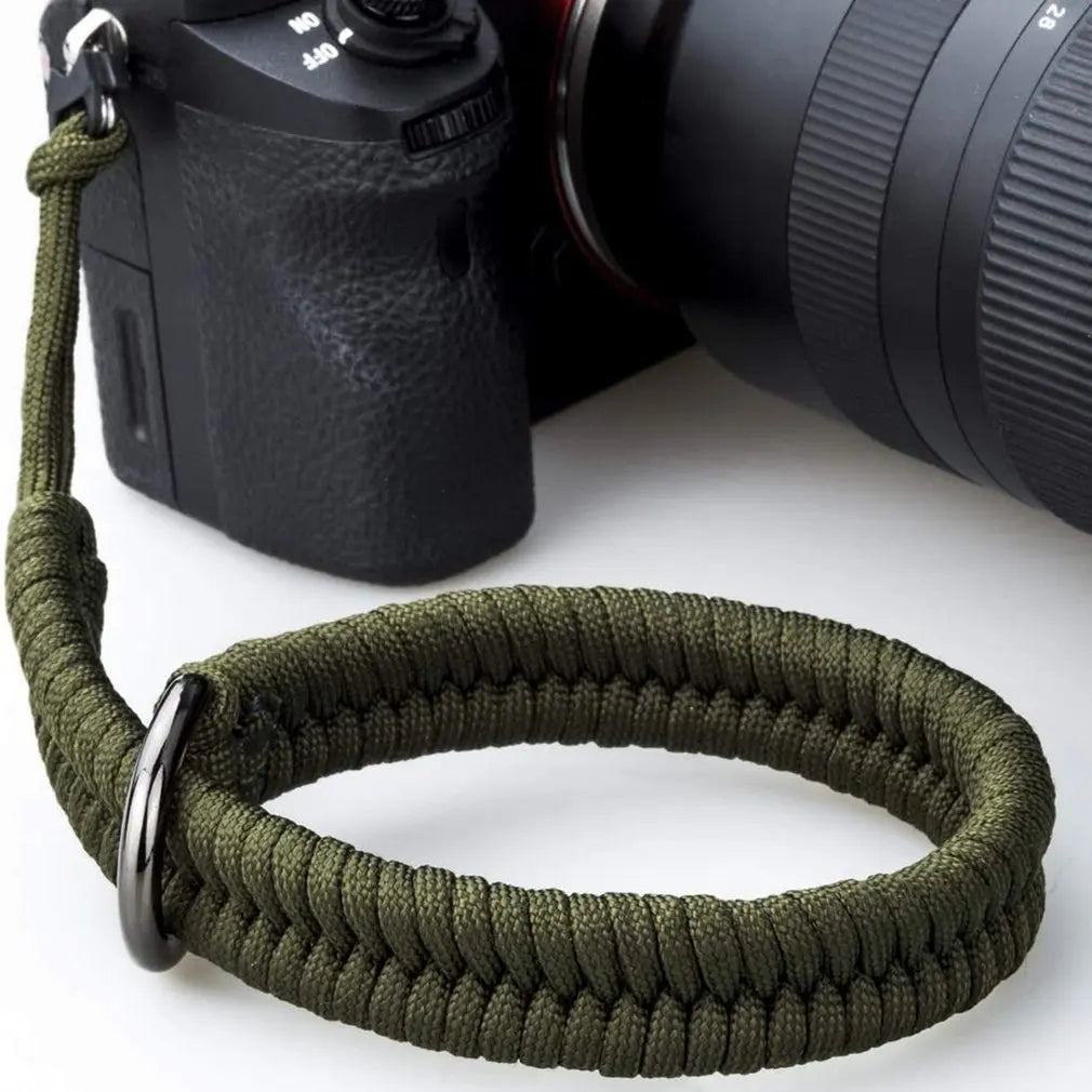 Camera Wrist Strap Hand Grip – Paracord Braided Strap for Pentax, Panasonic, Canon DSLR Cameras Accessories