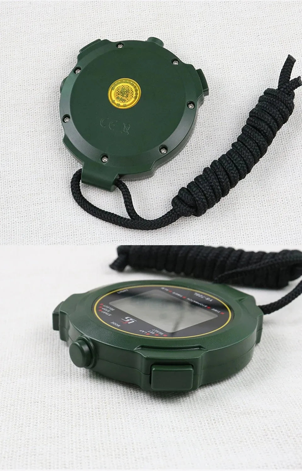 30h Chronometer Handheld Pocket Stopwatch – 0.01s Accuracy Digital Sport Timer with LCD for Professional Use