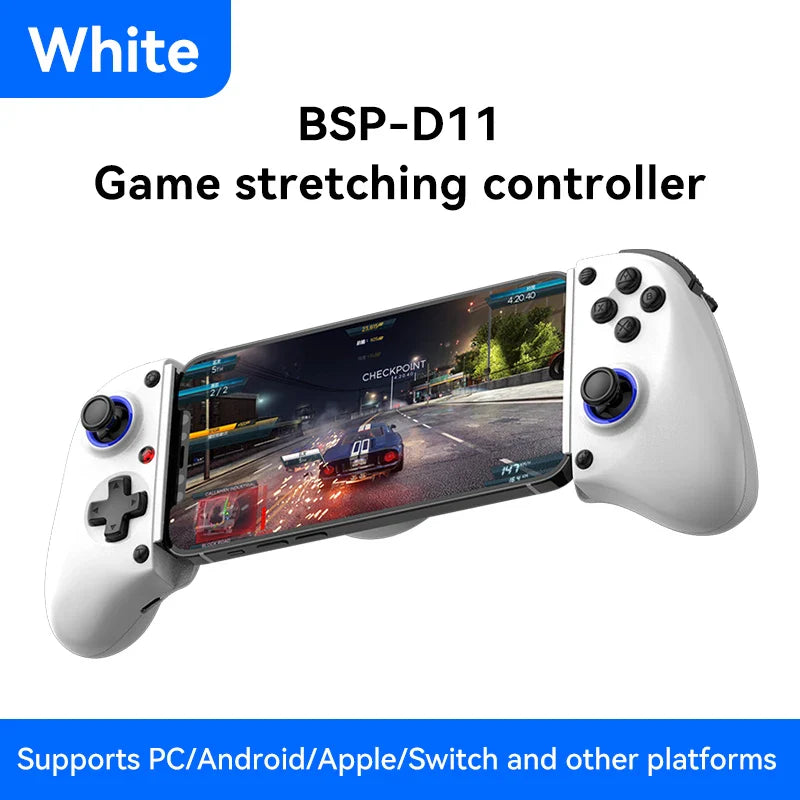 BSP-D11 Stretching Wireless Game Controller – Compatible with SWITCH, Android, iOS, PS3, PS4, XBOX, and Tablet for Gamepad Streaming