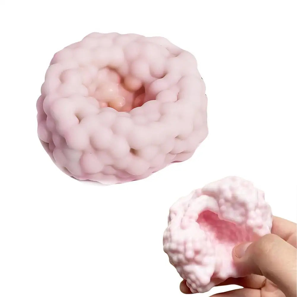 Realistic Giant Dumpling Squishy Toy – Soft TPR Bamboo Steamer Fidget Stress Relief & Creative Gift