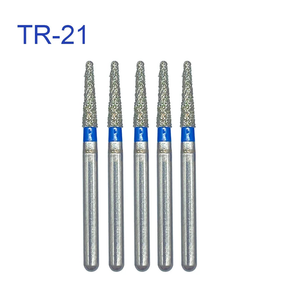 5pcs FG Dia 1.6mm Dental Drills – High-Speed Handpiece Diamond Burs for Teeth Whitening