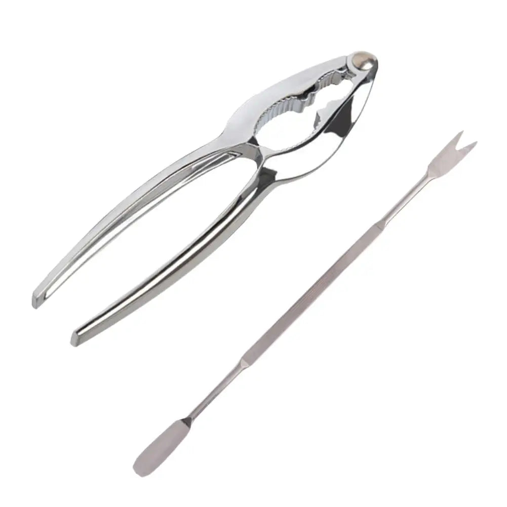 Stainless Steel Crab & Lobster Tool Set β Seafood Forks, Nutcracker & Sheller Kit for Crab Legs and Claws