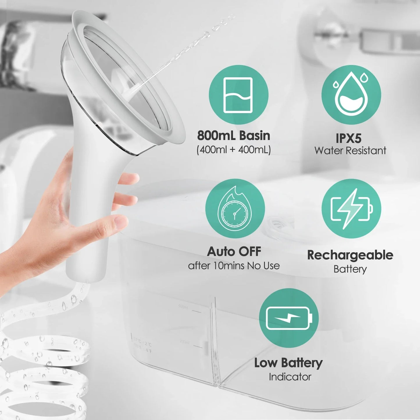 Electric Ear Wax Removal Irrigation System – Safe Ear Cleaner & Ear Washing Kit for Deep Ear Cleaning & Wax Removal Tool