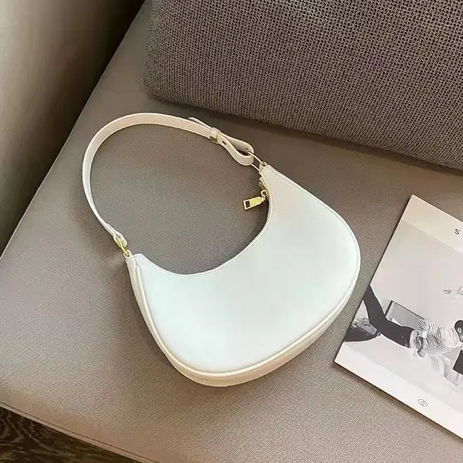 Small Armpit Bag for Women – 2024 New Fashion, French Niche High-End Shoulder Bag, Trendy & All-Match Style
