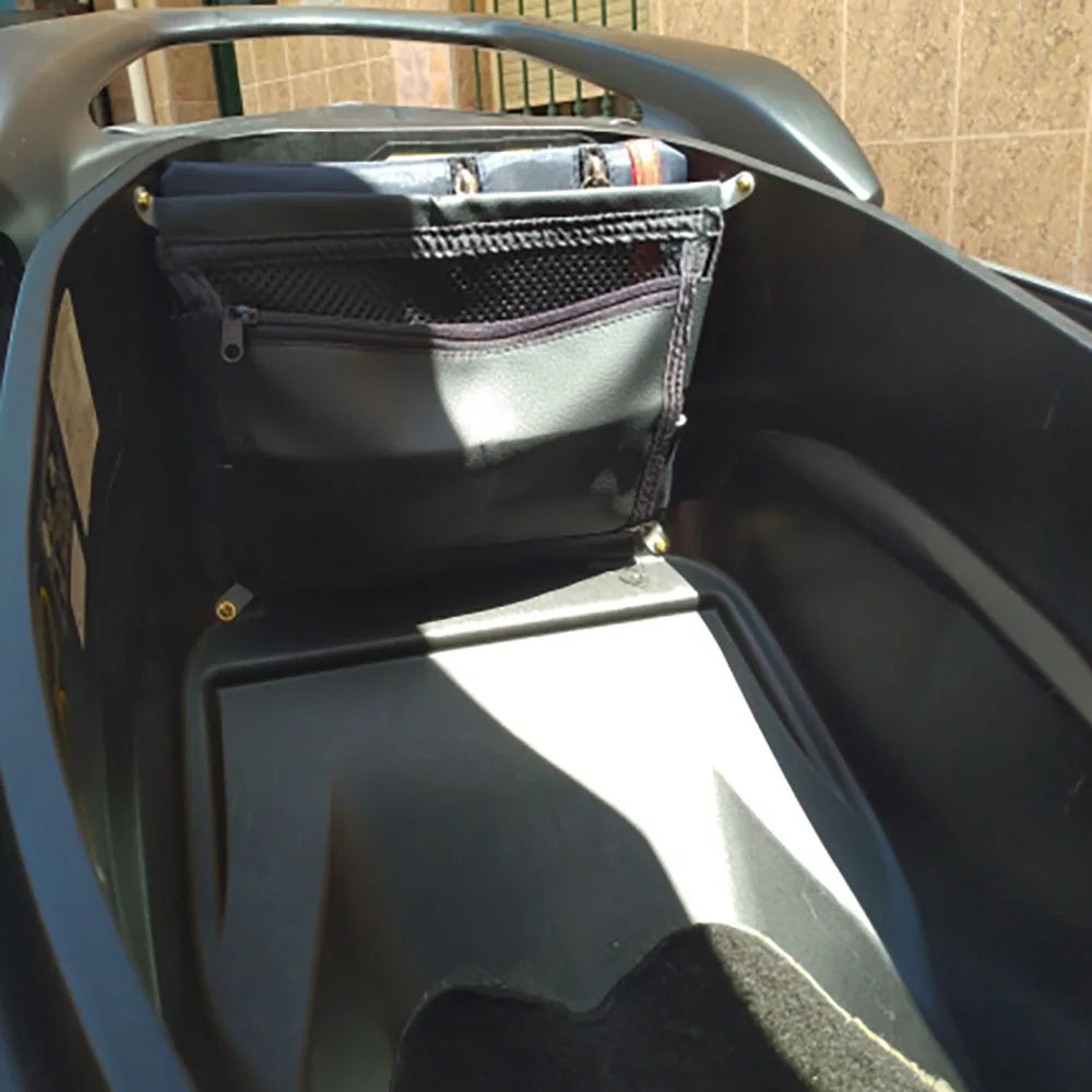 Universal Scooter Seat Bag β Under-Seat Storage Pouch Organizer for Yamaha XMAX, NMAX, NVX, Honda PCX, Forza X, ADV, and Vespa C400GT