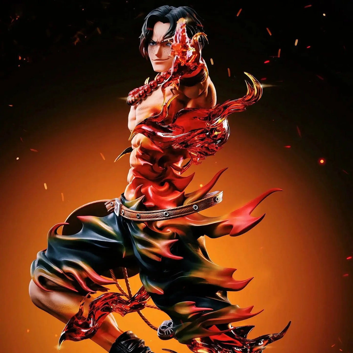 One Piece Ace Anime Figure — Portgas D. Ace PVC Action Statue, Collectible Desk Decoration Toy, Birthday Gift