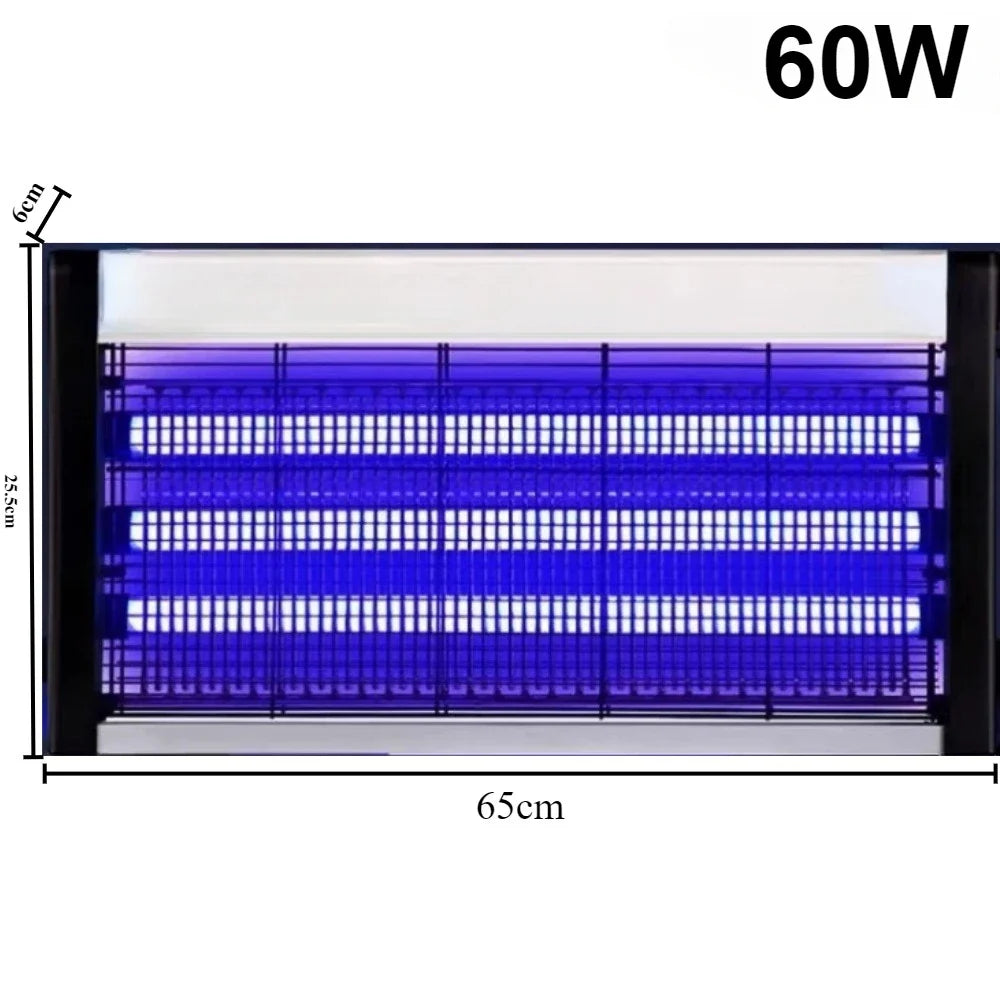 LED Mosquito Killer Lamp - Indoor Outdoor Electric Insect Trap with Quiet Photocatalytic Zapper for Home Use