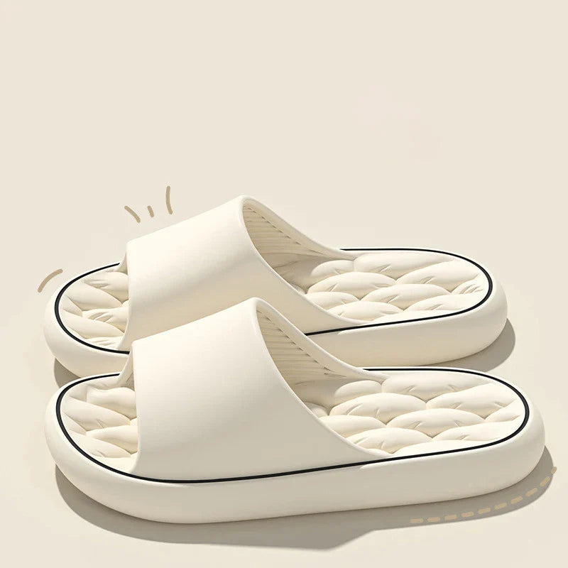 Super Light EVA Slippers – Soft Fashion Slide Sandals, Elastic Anti-Slip Indoor Bathroom Flip Flops & Casual Sneakers