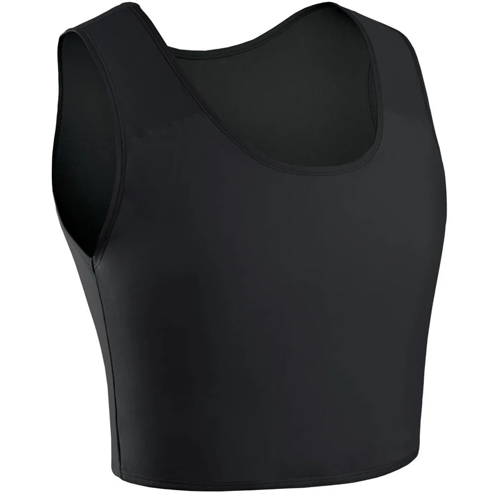 XUJI Transgender FTM Half Chest Binder – Breathable Tomboy Chest Compression for Comfort