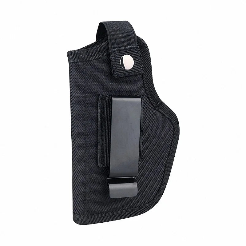 Outdoor Tactical Concealed Carry Gun Holster Belt with Bullet Clip – IWB/OWB Airsoft & Handgun Pistol Storage Bag for Hunting