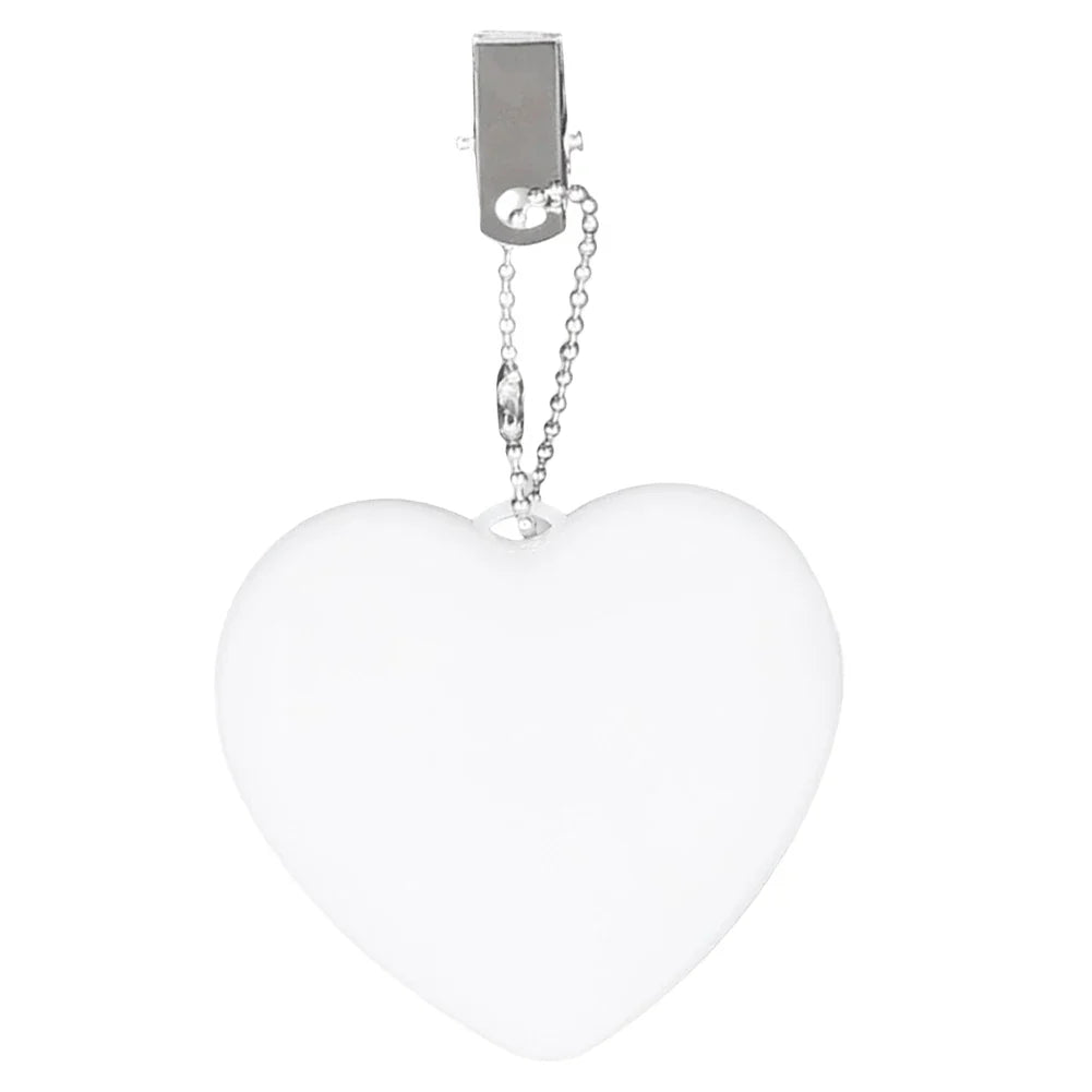 1/2/3PCS Purse Heart LED Light – Motion Activated Handbag Lamp, Heart Shaped Purse Charm for Women