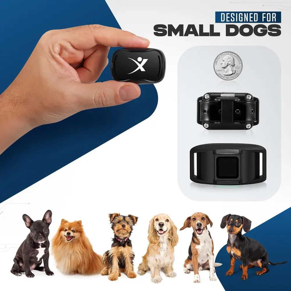 Touch-Slide Shock Training Collar for Small Dogs 5โ15 lbs โ Adjustable Vibration & Shock Correction Pet Behavior Device