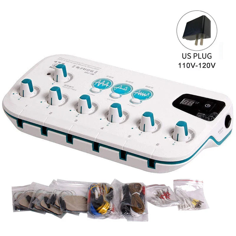 6-Channel Electric Hwato SDZ II Low-Frequency Electro Acupuncture Stimulator — Needle Treatment for Nerve & Muscle Therapy