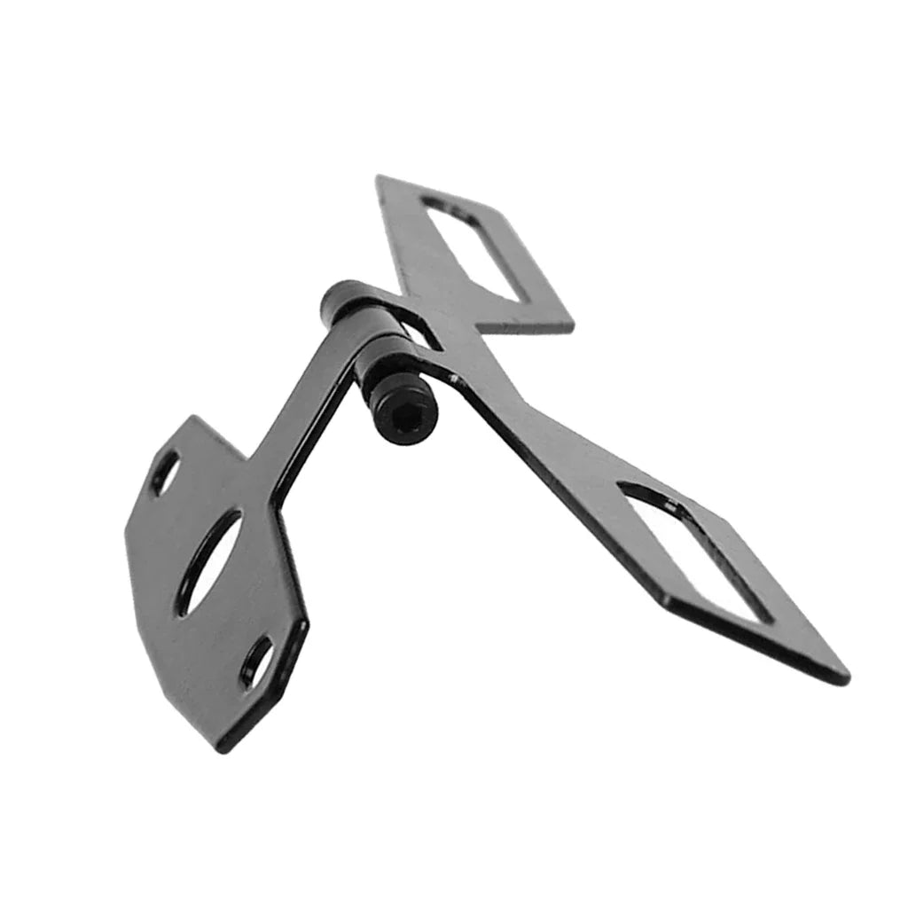 Motorcycle License Plate Bracket & Taillight Mount — Folding Number Plate Frame, Universal Motorbike Accessory